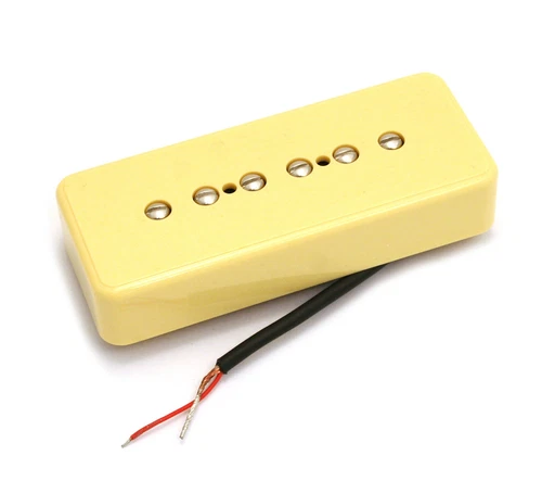 Cream Soapbar P90 Style RwRp Neck Guitar Pickup for Gibson/Epiphone® PU-P9S-NC