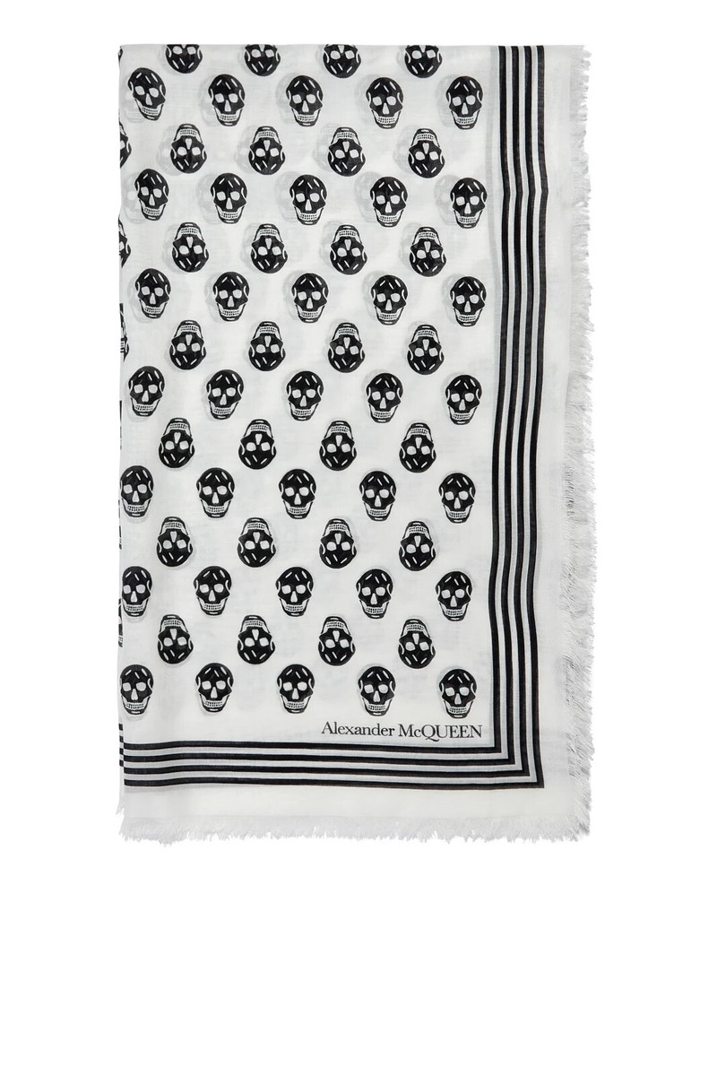 【送料&関税込】Alexander McQueen Biker Scarf NWT Alexander McQueen Biker Skull Modal Scarf, Rose Pink | eBay