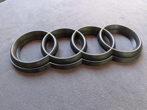 Per Audi 285mm Supporto Griglia A nido d'ape Anteriore Badge/Logo/Emblema/Griglia/Supporto - Foto 20 di 23