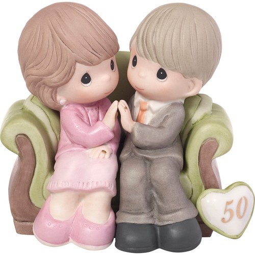 Precious Moments Through The Years - 50th Anniversary, Bisque Porcelain Figurine