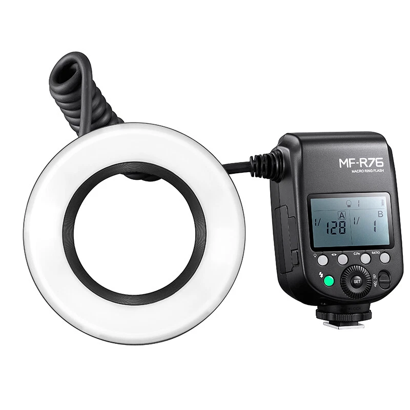 Godox MF-R76 Macro LED Ring Flash Light 5000K Close Up Speedlite for Camera DSLR - Image 3 of 4