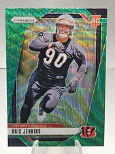 KRIS JENKINS 2024 Panini Prizm Football Green Wave Rookie Card #364 Bengals