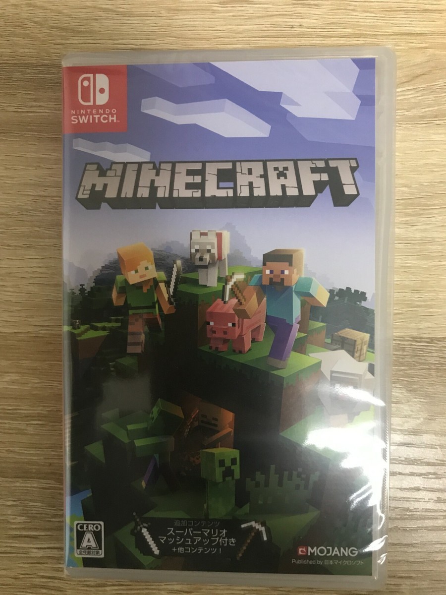 Minecraft Nintendo Switch Japanese/English/French/Other NEW Minecraft Nintendo Switch Japanese/English/French/Other NEW