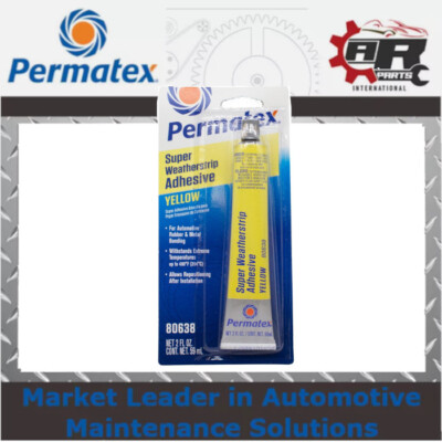 Permatex  - Super Wetterdichtungs Kleber - Gelb - Gummi Auf Metall - 2oz #80638