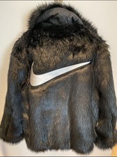Nwt Nike Nikelab X Ambush Yoon Reversible Faux Fur Bomber Jacket/ Jade - Sz Sm