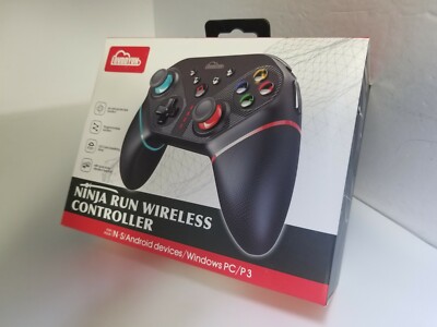 NEW BLUE+ RED NINJA RUN WIRELESS CONTROLLER FOR NINTENDO SWITCH WINDOWS PC #28A