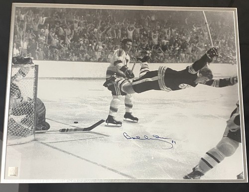 Authentic Bobby Orr Signed "Flying Goal" 28"x24" Photo With Great North Road COA - Picture 2 of 6
