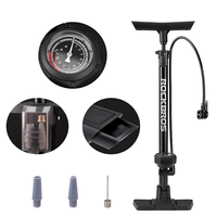 Rockbros Fahrradpumpe Luftpumpe 150Psi-Standpumpe Manometer Schrader/Presta