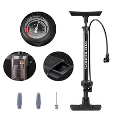 ROCKBROS Fahrradpumpe Luftpumpe 150PSI-Standpumpe Manometer Schrader/Presta