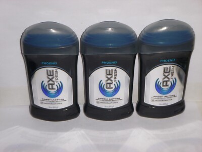 (3 pack)  Axe Phoenix Deodorant Mens 48 Hour High Definition Scent 3.0oz Each
