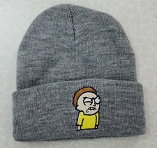 NWOT Morty Gray Beanie Hat One Size Fits Most No Tags