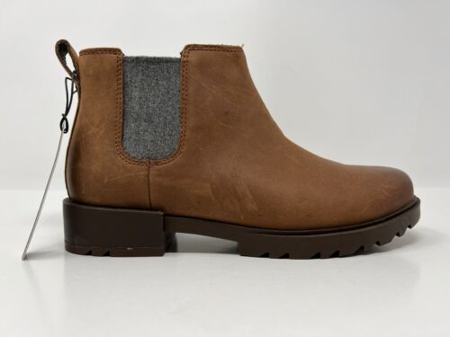 Sorel Emelie II Chelsea WP Stiefel Damen 6,5 Braun Bootie Wasserdicht Neu - Bild 4 von 10