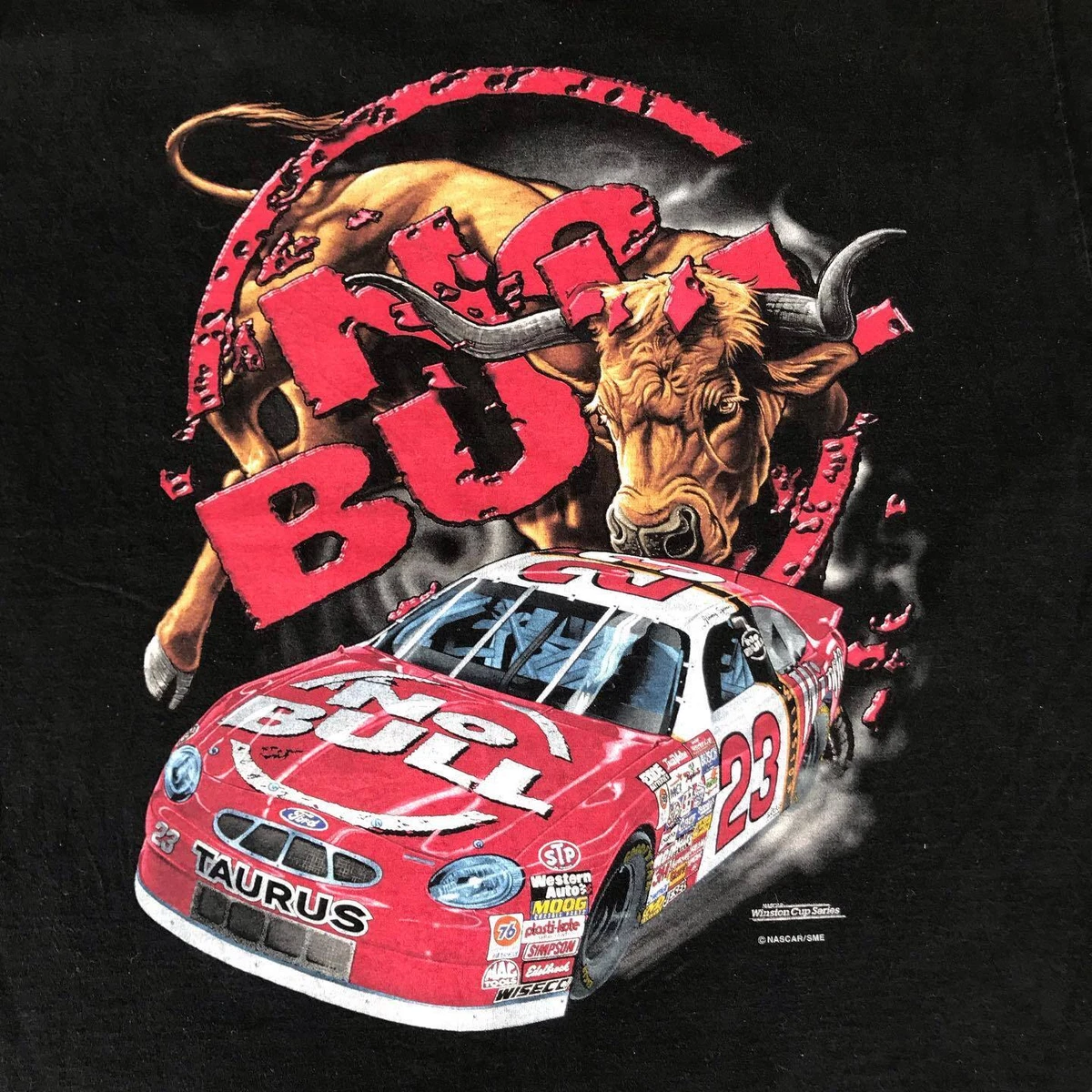 Vintage Jimmy Spencer No Bull Nascar Winston Cup Series T-Shirt Gift For Men