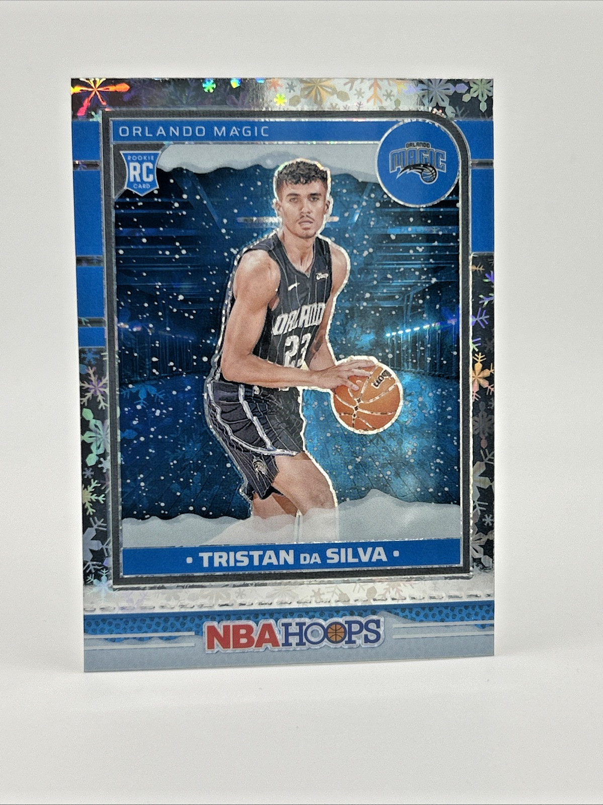 Tristan Da Silva 2024-25 Panini NBA Hoops RC Winter Prizm Premium #248 Magic
