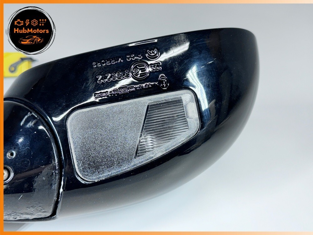 M139 MASERATI 03-08 QUATTROPORTE FRONT RIGHT DOOR REAR VIEW MIRROR BLACK OEM