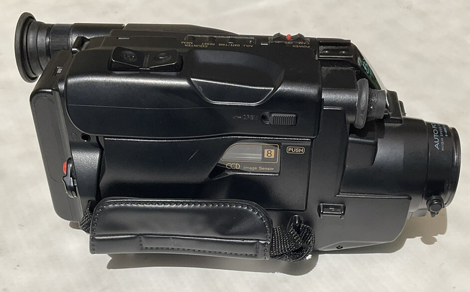 Vintage GE 8mm Camcorder CG818 Camera For PARTS or REPAIR | eBay
