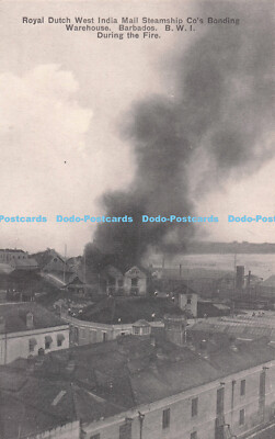 R732137 Barbados Royal Dutch West India Mail Steamship Co Bonding Warehouse Duri