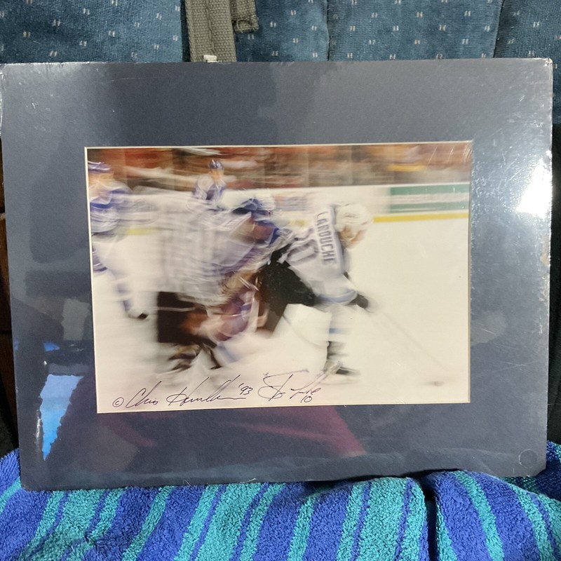 NIP! TIME LAPSE PHOTO ‘93 CHRIS HAMILTON/ STEVE LAROUCHE,ATLANTA KNIGHTS HOCKEY!