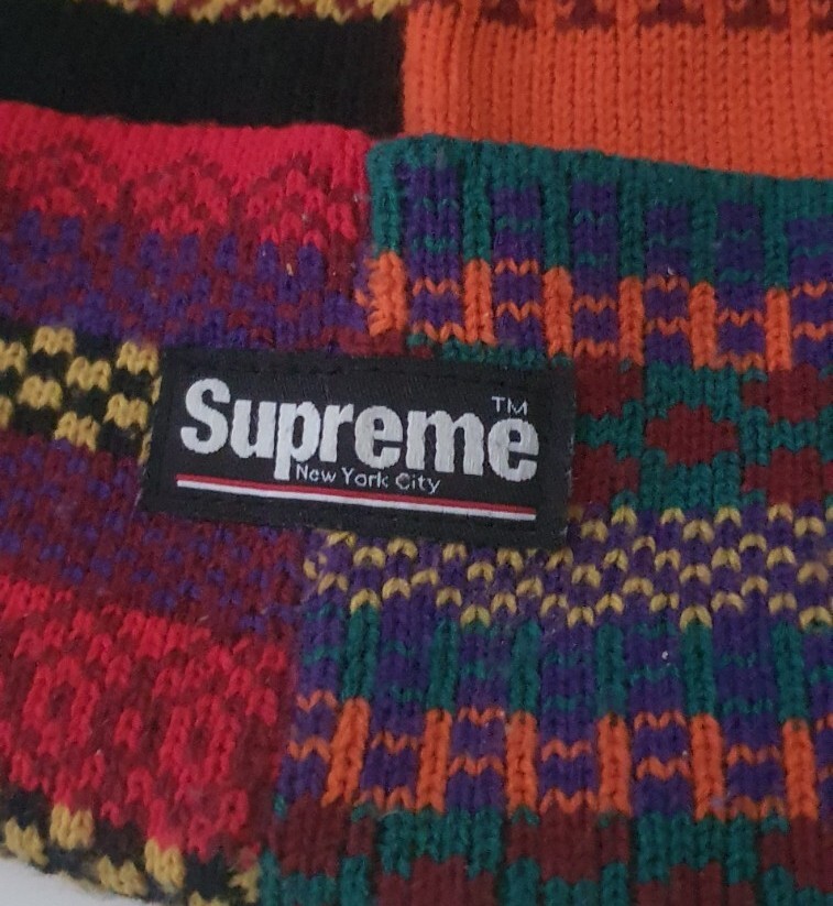 FW20 Supreme Multi Pattern beanie Multicolour Hat Acrylic | eBay