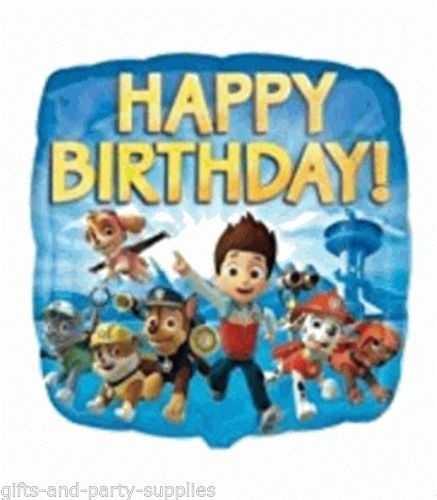 Paw Patrol (5pc) Foil Balloons Bouquet Boys Birthday Party Supplies, Decorations - Picture 2 of 3