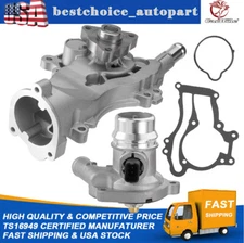 Water Pump W/Thermostat Kit For Chevrolet Cruze Sonic Trax Buick Encore 1.4L USA