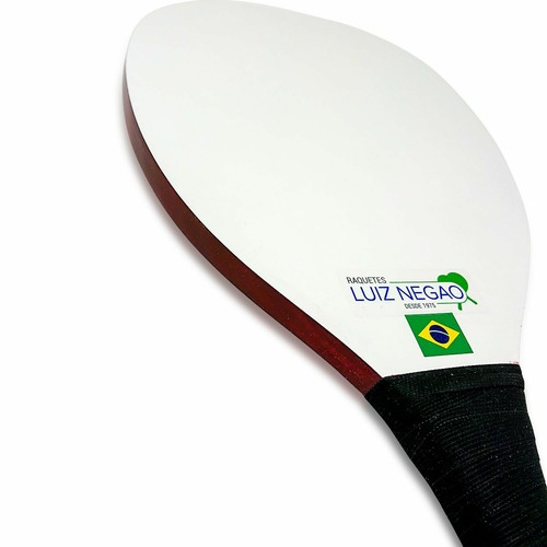Luiz Negao Grega Tradicional Raqueta de Frescobol, Diseño de Aleta - Imagen 13 de 20