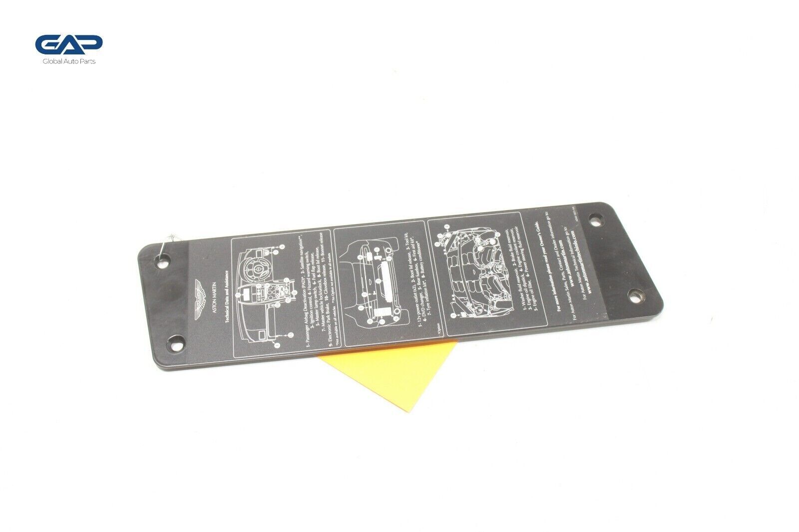 2010 - 2019 ASTON MARTIN RAPIDE FRONT RIGHT PASSENGER SIDE DOOR PLATE PANEL OEM