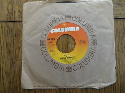 Toto   Make Believe / We Made It - 1982 - Columbia 18-03143 7'' Single VG