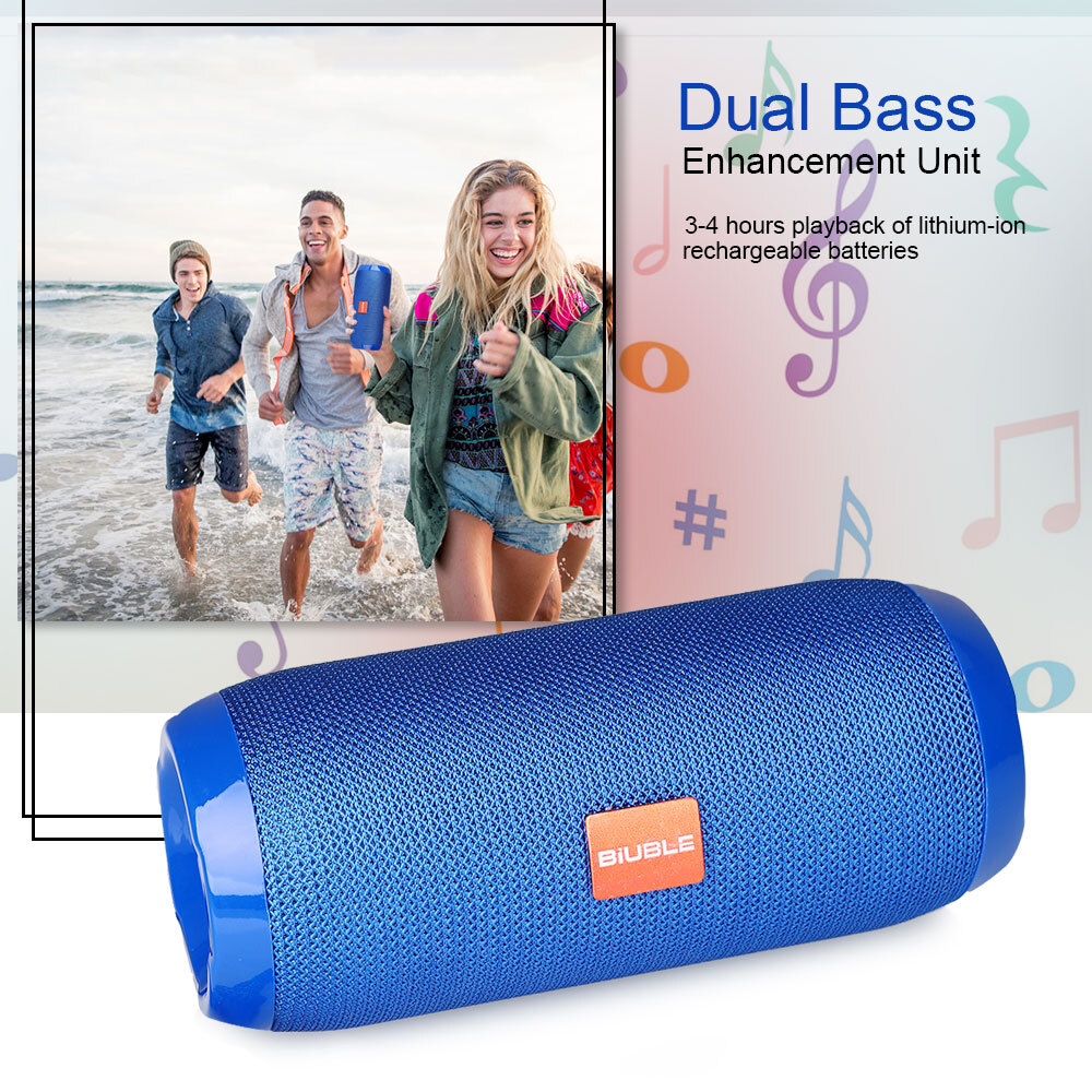 40W Portable Wireless Bluetooth Speaker Stereo Bass Loud AUX USB FM ...