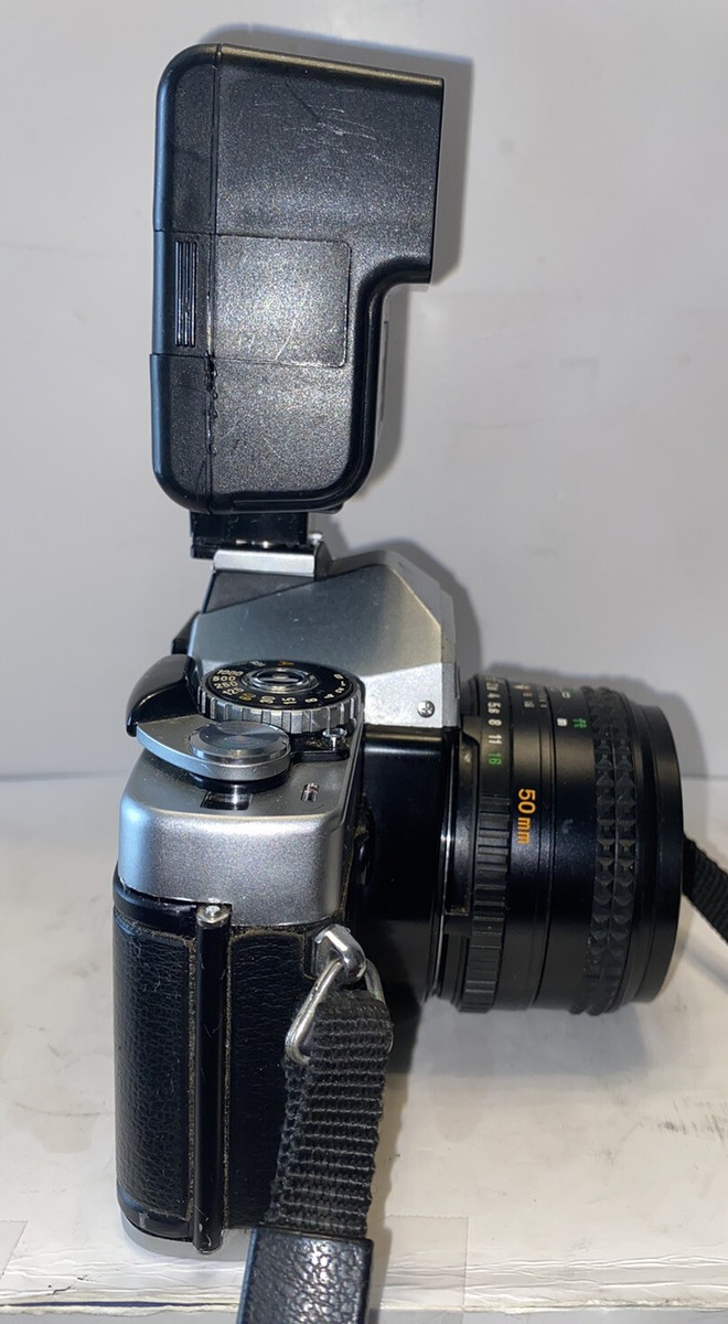 Minolta 50mm MD - with XG-M Camera Film 35mm ROKKOR MD… camera