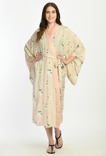 Women Kimono Dress Ladies Plus Size Evening Party Cocktail Size 8 10 12 14
