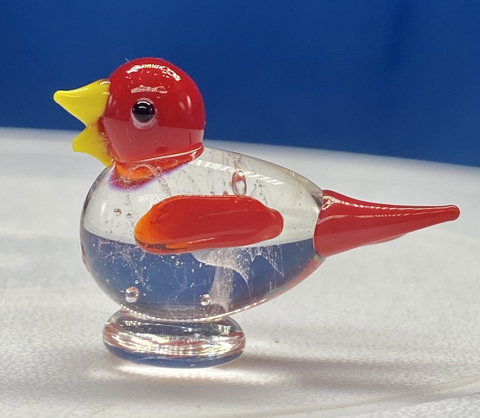 Vintage Miniature hand blown art glass bird eBay