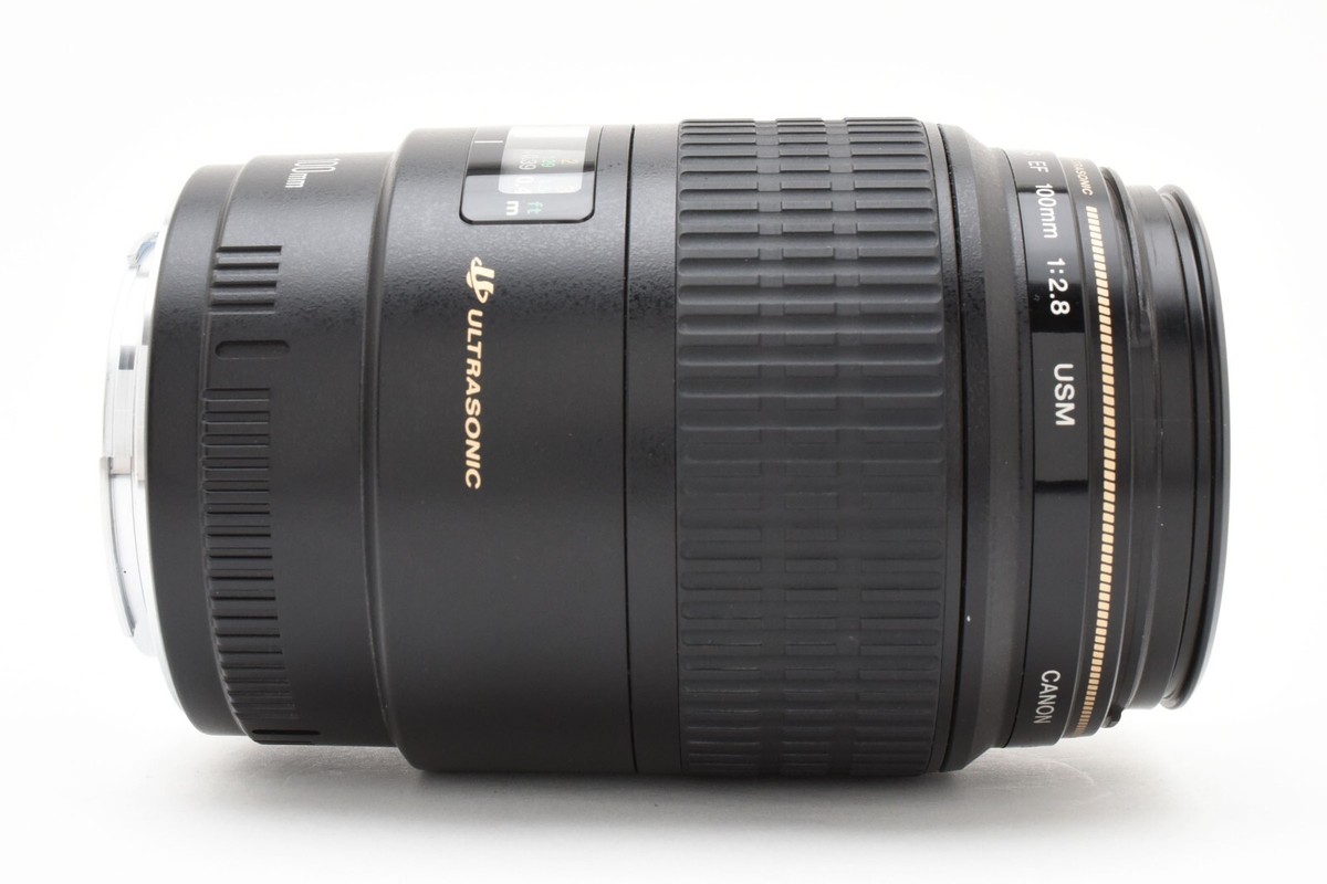Canon EF 100mm f/2.8 Macro USM Prime Lens [Exc+++] w/Hood