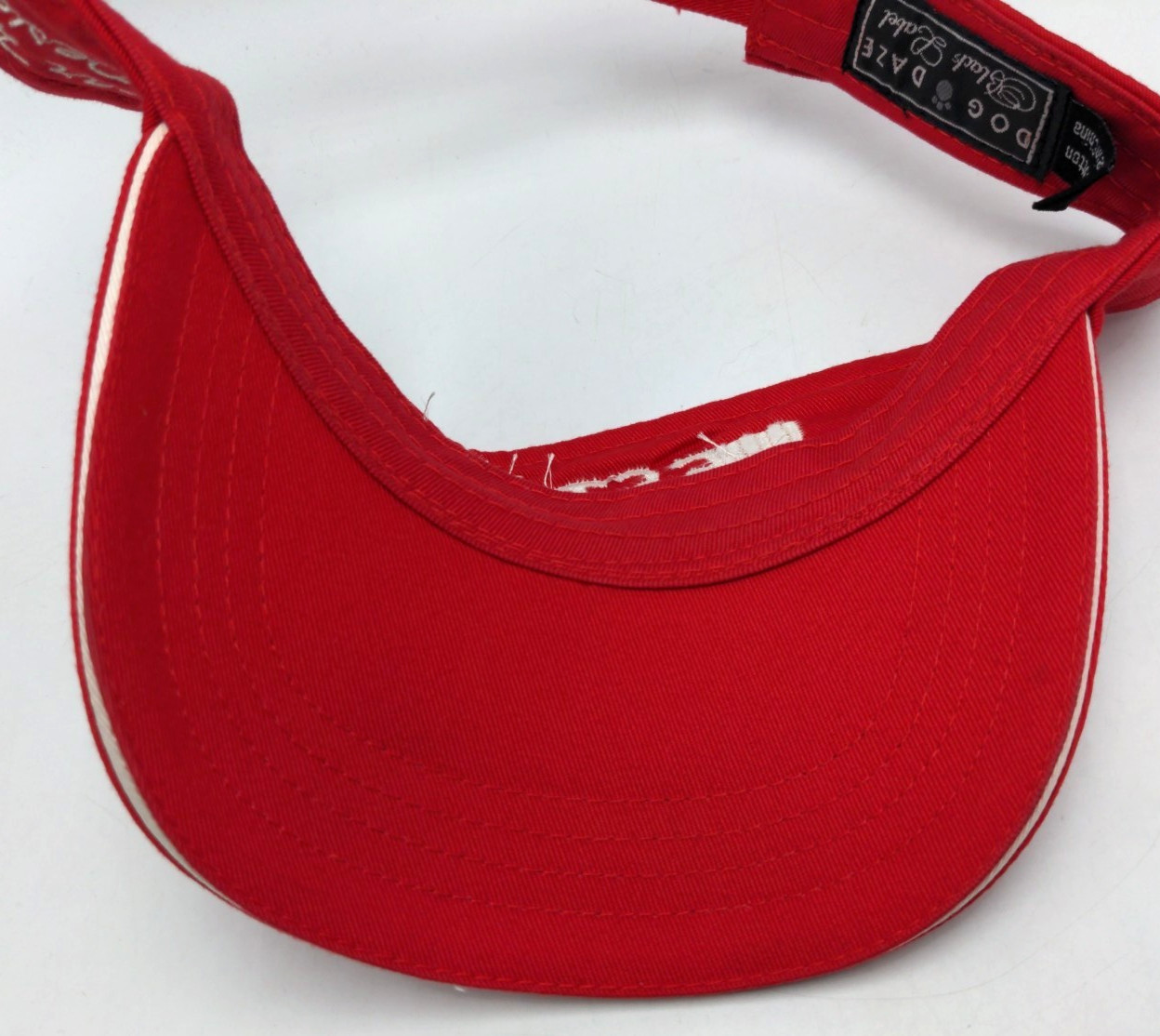 WESTVIEW visor red adjustable strap-back hat - image 6
