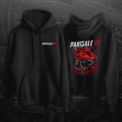 Ducati Panigale V2 Motorcycle Hoodie Pullover for Sportbike Riders