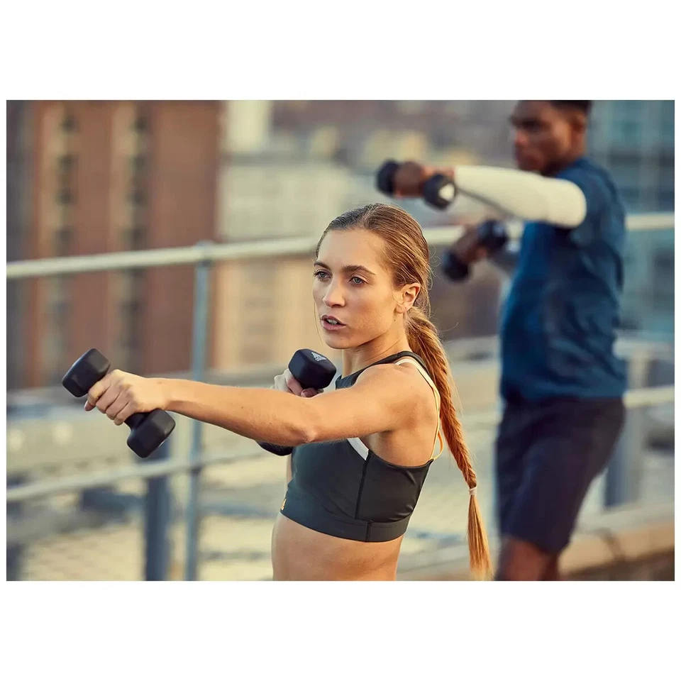 Adidas Dumbbells Weights Set Fitness Gym Workout Pair Of 1Kg ,2Kg, 3Kg, 4Kg, 5Kg - image 3 of 4