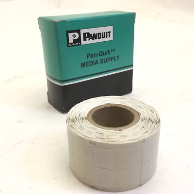New Panduit LWS-8 Self-Laminating Wire Marker Dimensions: .5''x.75'' 500 Per Roll
