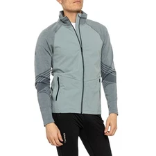 Smartwool Intraknit Active Full Zip Jacket Merino Wool Men's (Size L) Lead Gray