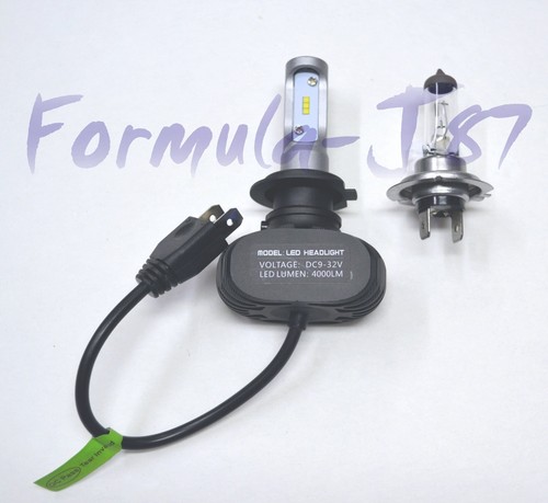 LED Kit N1 50W H7 6000K White Two Bulbs Fog Light Replacement Lamp Upgrade Stock - Picture 4 of 12