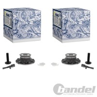 2X Vemo RADLAGER-SATZ Hinten Passend FüR Audi A3 Q2 Seat Altea Ateca Leon Toledo