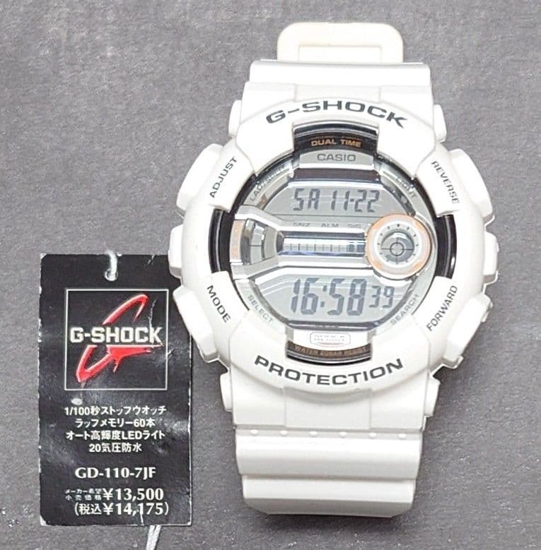 CASIO G-SHOCK GD-110-7JF White | eBay CASIO G-SHOCK GD-110-7JF White | eBay