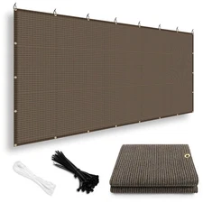 Sun Shade Cloth with Grommets 4/6/8/10/12/14 Sun Screen Fabric Pergola Shade ...