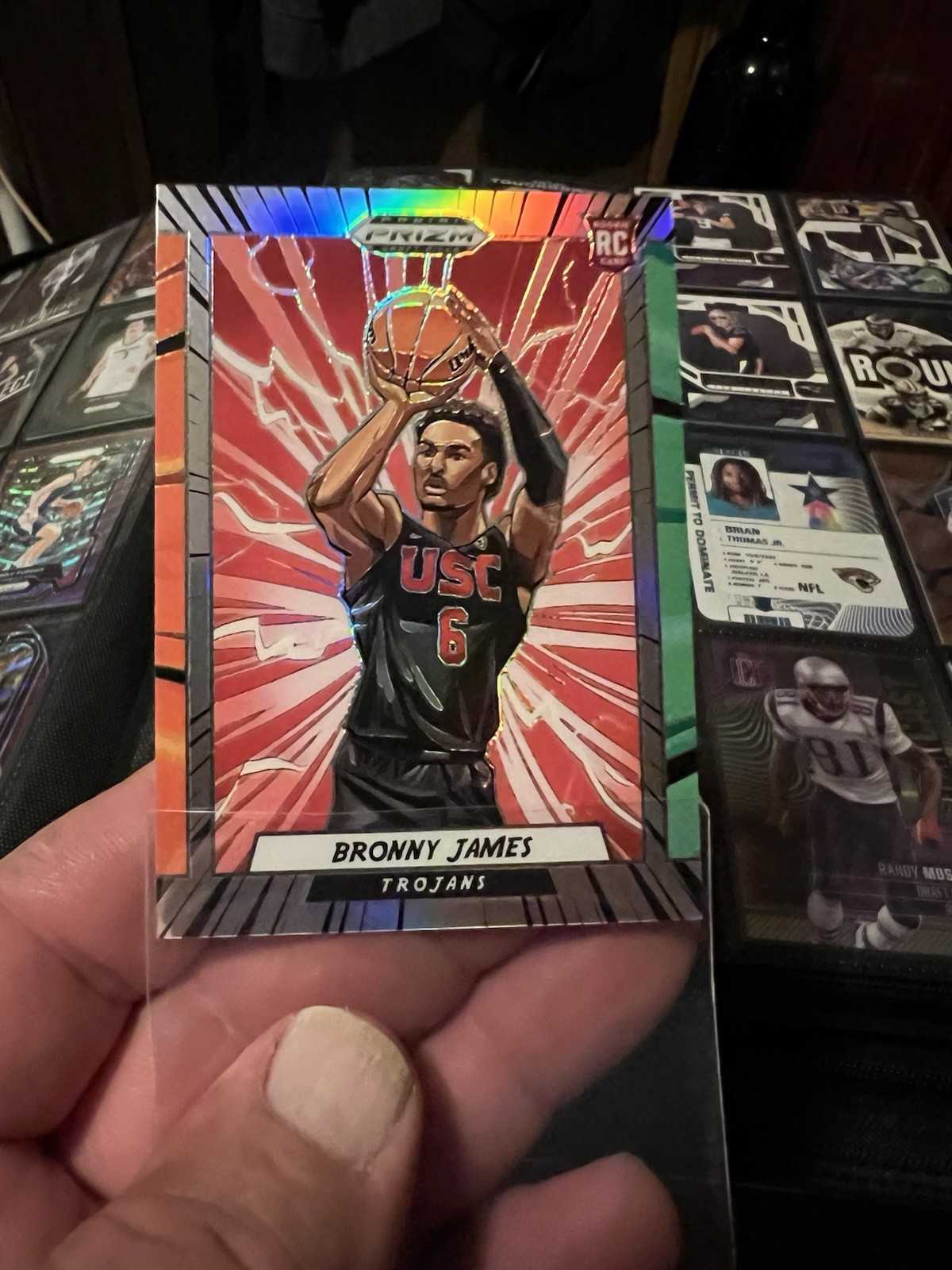 Bronny James 2024 Panini Prizm Draft Picks Manga RC SP Rookie #15 Lakers