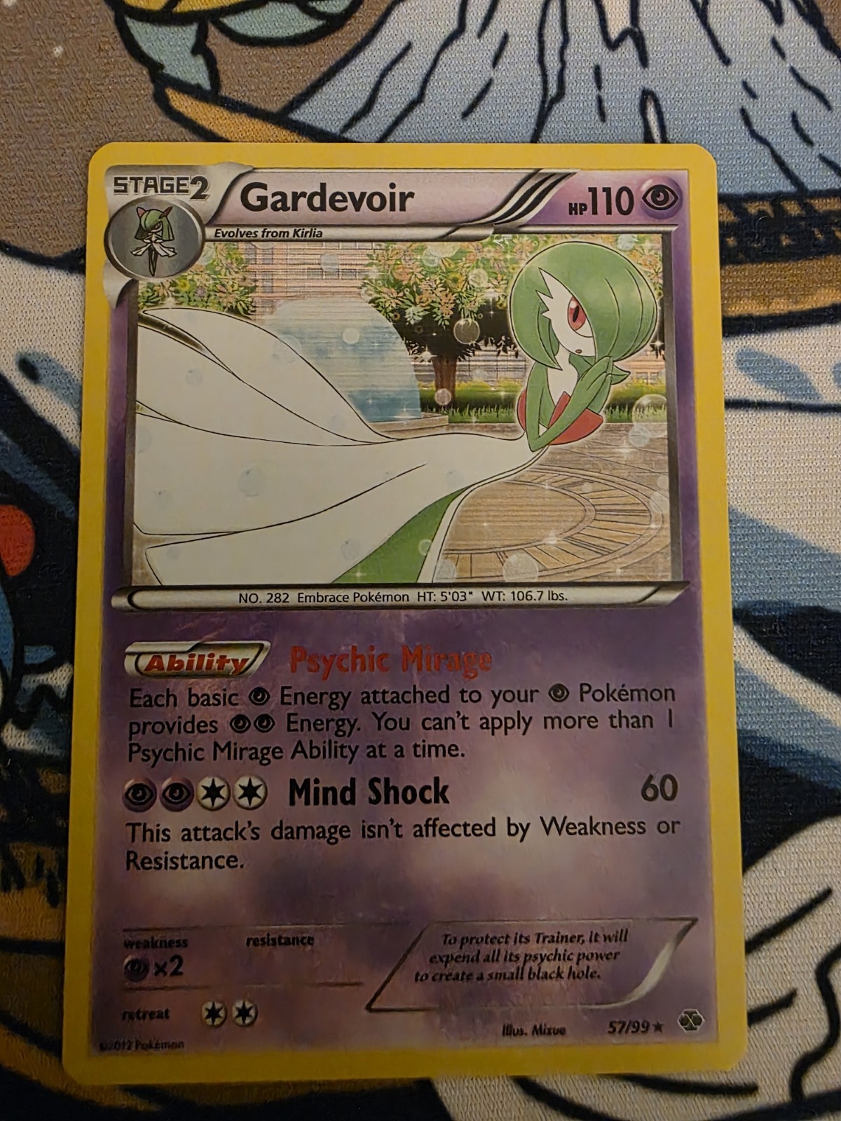 Pokemon TCG Gardevoir 57/99 Black & White Next Destinies 2012 (LP)