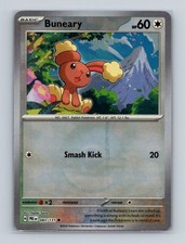 Buneary 083 2025 Pokemon Prismatic Evolutions Poke Ball Holo Card NM+ (b)