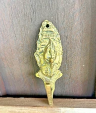 Early 1900s Vintage Brass “Cutty Sark” Ship Wall Hook - Antique Collectible