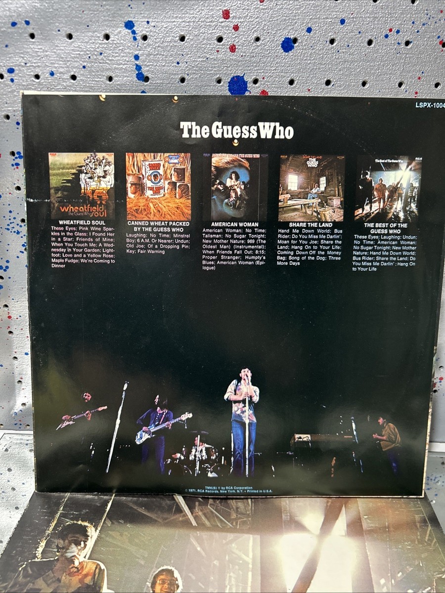Guess Who Vinyl Record The Best Of The Guess Who RCA Victor 1971
