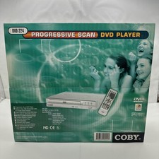New Sealed COBY COMPACT PROGRESSIVE SCAN DVD PLAYER DVD-224 With Remote