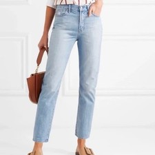 Madewell The Perfect Summer Jean Womens Size 27 Light Wash Straight Leg Denim