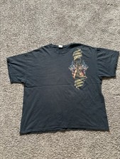 Gildan Eagle Patriotic Memorial Graphic Men's Black T-Shirt Size 2XL